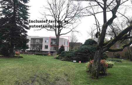 in Centrum Halle T Convent Residentie Assistentiewoningen - 1 slk appartement met terras met ruim zicht op de tuin, berging , inclusief autostaanplaats