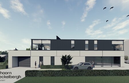 Nieuwbouw KMO units voorzien van kantoren, parkeergelegenheid - Sleidinge