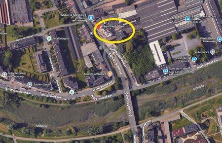 Polyvalent ruimte aan Gentbruggebrug