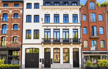 Uniek appartement van 195 m² met ruime tuin en terras aan het Eilandje